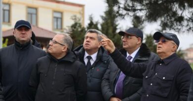 Nazir Kəmaləddin Heydərov hadisə yerində: əraziyə baxış keçirdi – Video