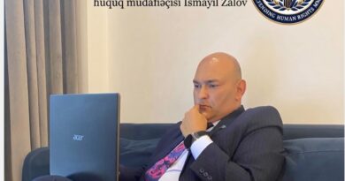“İnsan Hüquqları Müdafiəsi” — “Defending Human Rights” şirkətinin rəhbəri, Beynəlxalq hüquq müdafiəçisi İsmayıl Zalovun bəyanatı