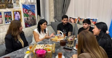 Deputat, YAP İdarə Heyətinin üzvü Elnarə Akimova şəhid və qazi ailələrini ziyarət edib