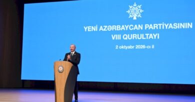 Prezident Əliyevin YAP-ın VIII Qurultayında çıxışının tam mətni